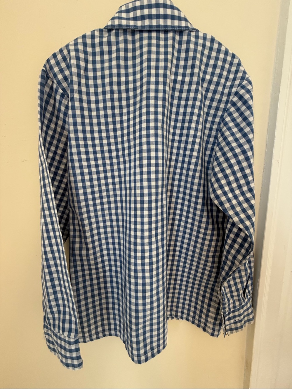 Izod Blue & White Gingham Button-Down Shirt - Picture 5 of 5